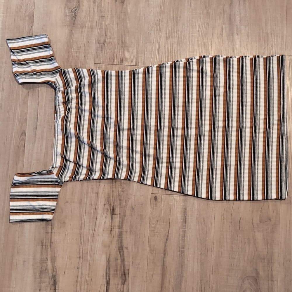 Saint Genies Striped mini dress